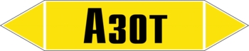 Маркировка трубопровода "азот" (пленка, 126х26 мм) - Маркировка трубопроводов - Маркировки трубопроводов "ГАЗ" - магазин "Охрана труда и Техника безопасности"