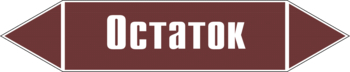 Маркировка трубопровода "остаток" (пленка, 252х52 мм) - Маркировка трубопроводов - Маркировки трубопроводов "ЖИДКОСТЬ" - магазин "Охрана труда и Техника безопасности"